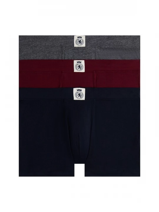 Foto van product Tommy Hilfiger Underwear Boxershorts basaltgrijs / donkerrood / zwart / wit