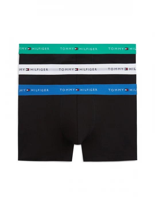 Foto van product Tommy Hilfiger Underwear Boxershorts blauw / turquoise / zwart / wit