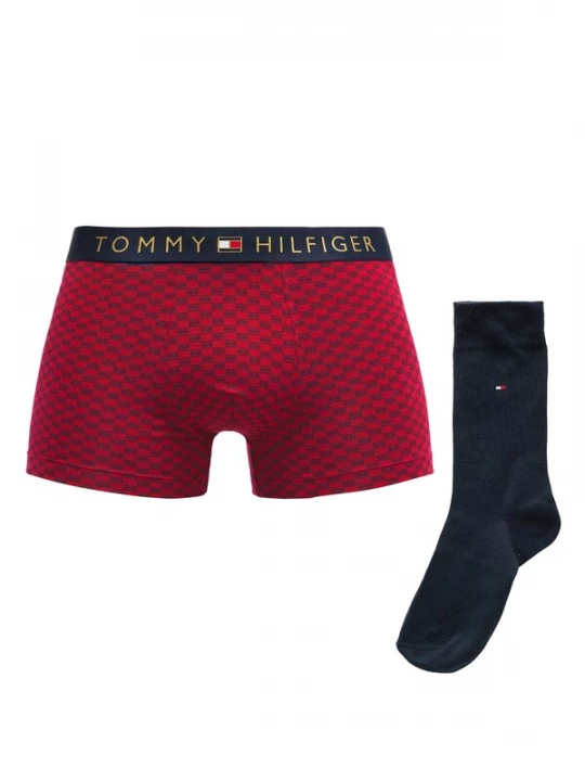 Foto van product Tommy Hilfiger Underwear Boxershorts donkerrood / zwart