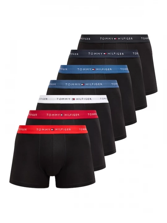 Foto van product Tommy Hilfiger Underwear Boxershorts duifblauw / donkerblauw / rood / donkerrood / zwart / wit