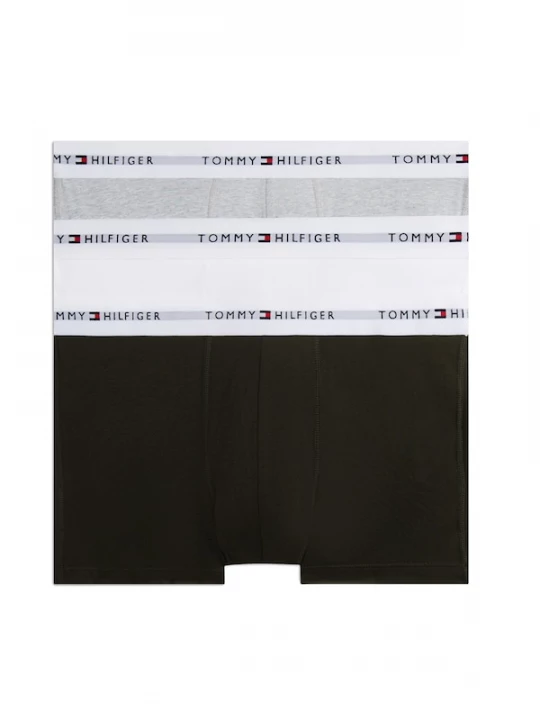 Foto van product Tommy Hilfiger Underwear Boxershorts 'Essential' grijs gemêleerd / zwart / wit
