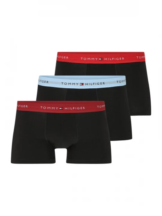Foto van product Tommy Hilfiger Underwear Boxershorts 'Essentials' lichtblauw / rood / kersrood / zwart