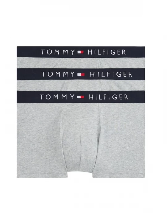 Foto van product Tommy Hilfiger Underwear Boxershorts grijs gemêleerd / zwart / wit