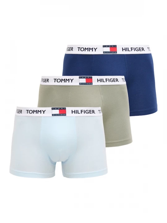 Foto van product Tommy Hilfiger Underwear Boxershorts 'Heritage' navy / pastelblauw / kaki / wit