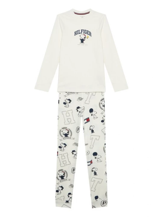 Foto van product Tommy Hilfiger Underwear Nachtkledij 'SNOOPY' donkerblauw / geel / rood / wit