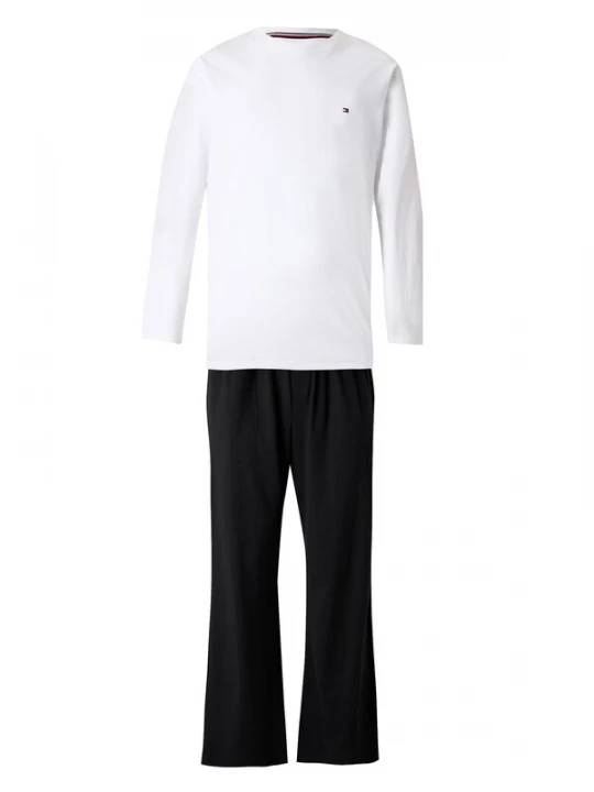 Foto van product Tommy Hilfiger Underwear Pyjama lang zwart / wit