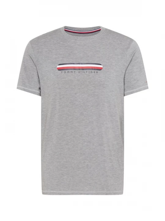 Foto van product Tommy Hilfiger Underwear Shirt navy / grijs gemêleerd / cranberry / wit