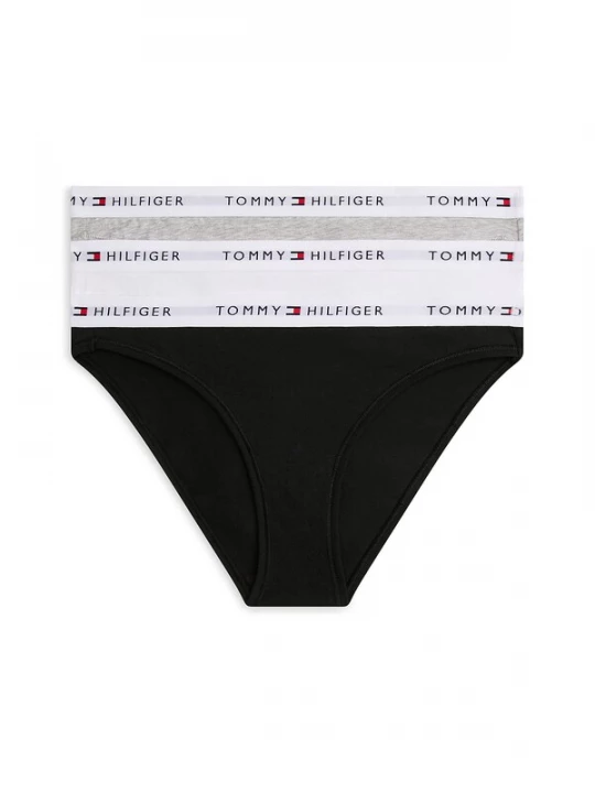 Foto van product Tommy Hilfiger Underwear Slip 'Essential' grijs gemêleerd / zwart / wit