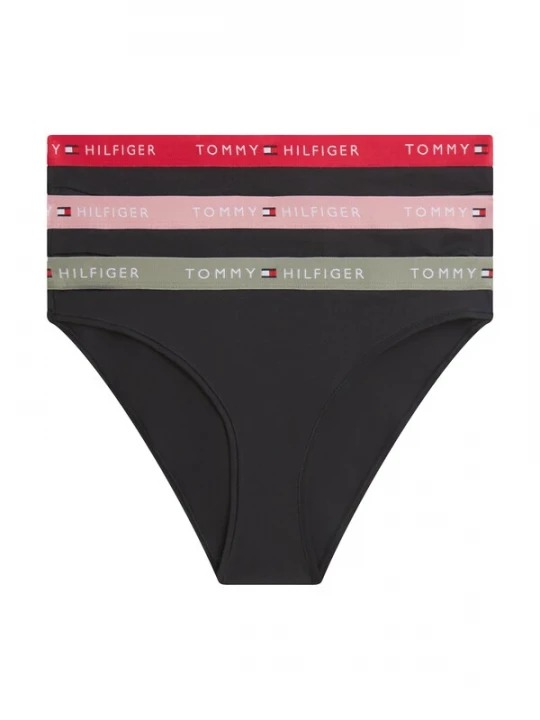 Foto van product Tommy Hilfiger Underwear Slip 'Essential' kaki / oudroze / rood / zwart