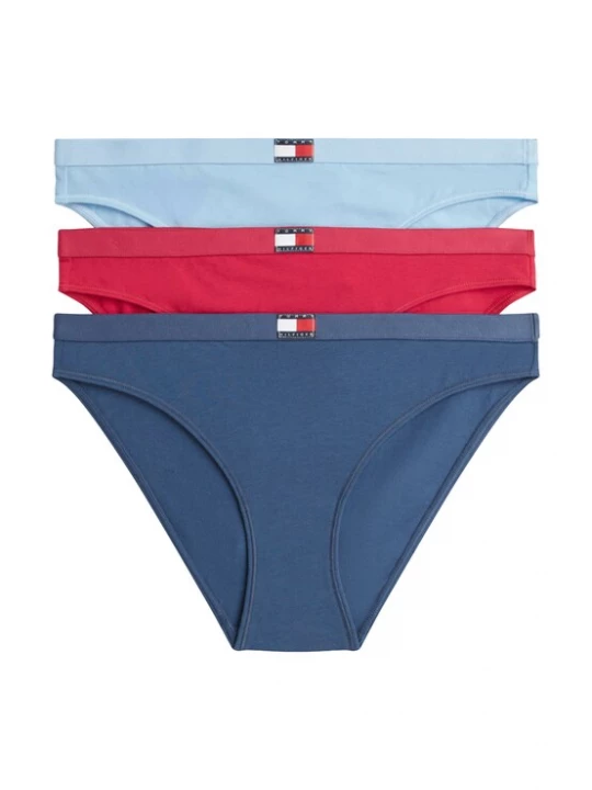 Foto van product Tommy Hilfiger Underwear Slip 'Heritage' lichtblauw / donkerblauw / rood / wit