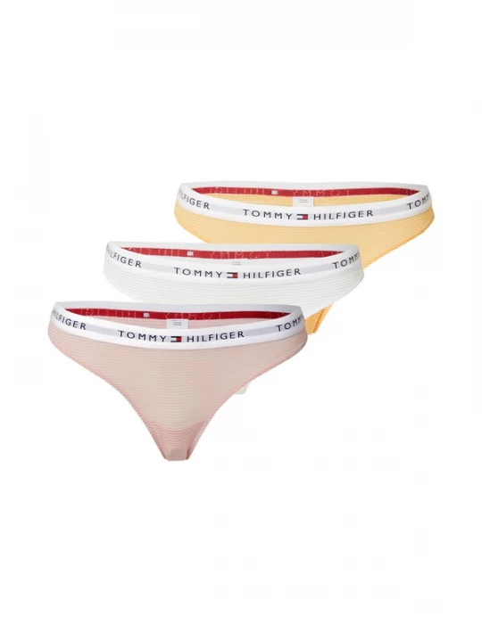 Foto van product Tommy Hilfiger Underwear String 'Essential' koraal / rosa / zwart / wit