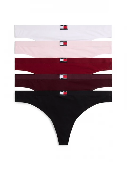 Foto van product Tommy Hilfiger Underwear String lichtroze / rood / zwart / wit