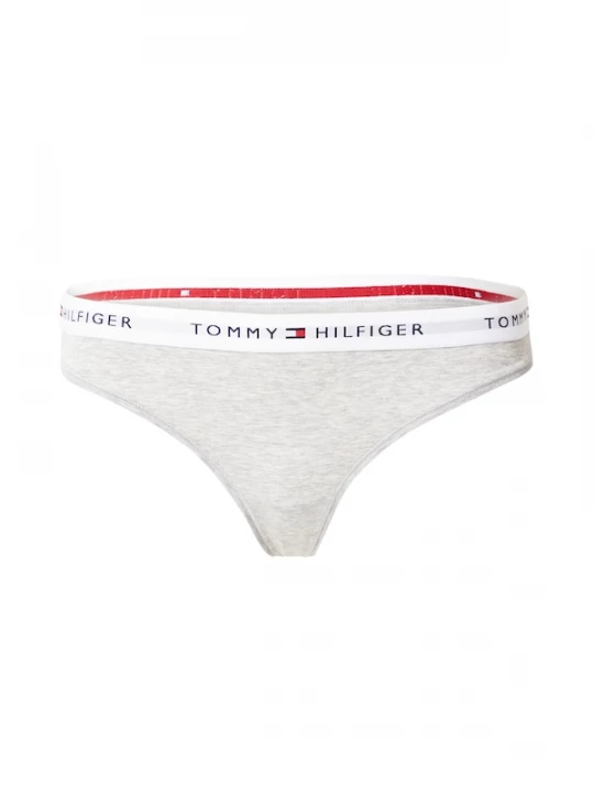 Foto van product Tommy Hilfiger Underwear String navy / grijs gemêleerd / donkerrood / wit