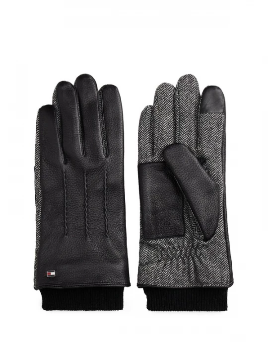 Foto van product TOMMY HILFIGER Vingerhandschoenen antraciet / lichtgrijs