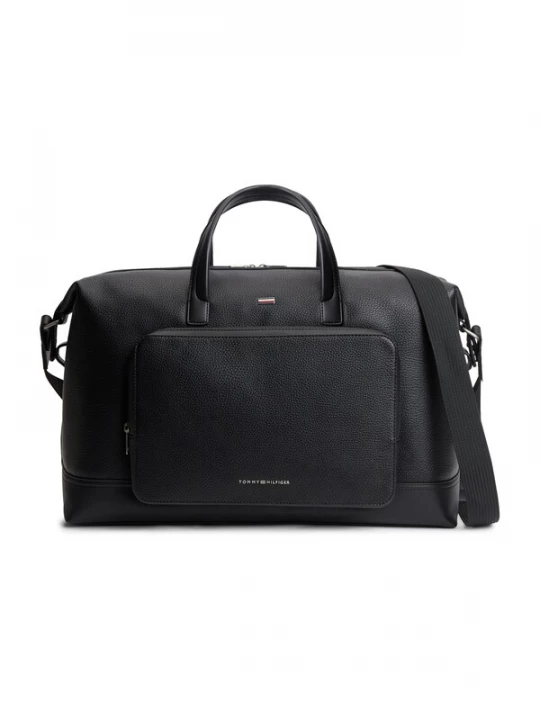 Foto van product TOMMY HILFIGER Weekendtas 'Caviar Grain Metal Logo Duffle' zwart