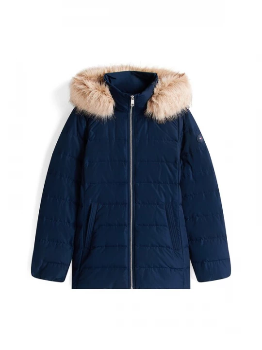 Foto van product TOMMY HILFIGER Winterjas beige gemêleerd / navy
