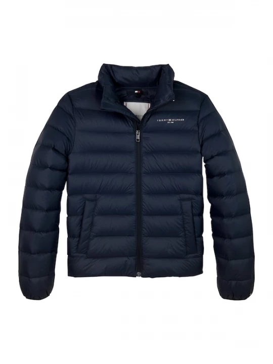 Foto van product TOMMY HILFIGER Winterjas 'Essential Lightweight Down' marine / wit