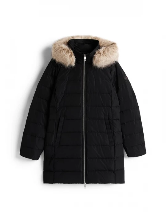 Foto van product TOMMY HILFIGER Wintermantel beige / lichtbruin / zwart