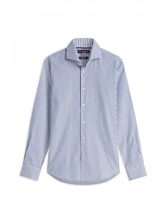 Foto van product TOMMY HILFIGER Zakelijk overhemd 'New York' blauw / offwhite