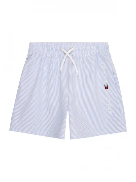 Foto van product TOMMY HILFIGER Zwemshorts 'Ithaca' lichtblauw / wit