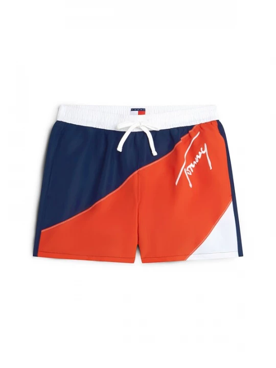 Foto van product TOMMY HILFIGER Zwemshorts marine / rood / wit