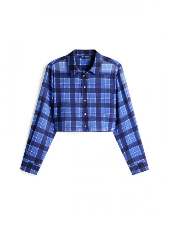 Foto van product Tommy Jeans Blouse blauw / donkerblauw / wit