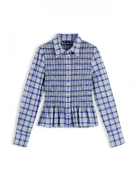 Foto van product Tommy Jeans Blouse blauw / wit