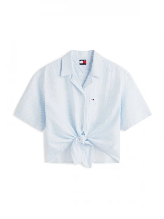 Foto van product Tommy Jeans Blouse lichtblauw / wit