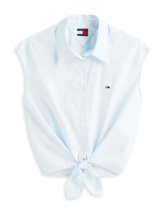 Foto van product Tommy Jeans Blouse lichtblauw / wit
