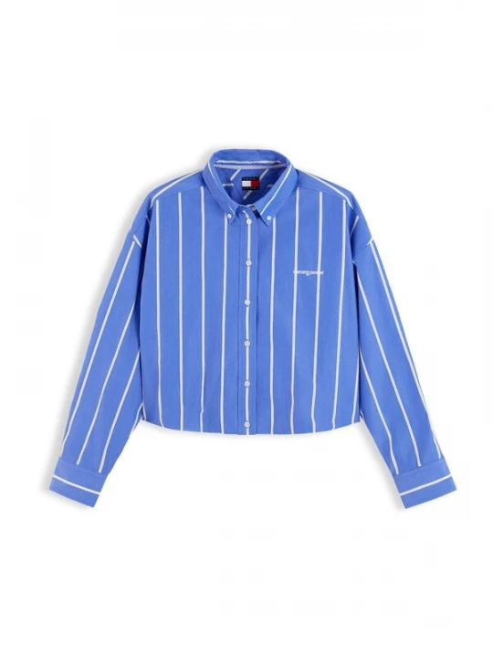 Foto van product Tommy Jeans Blouse royal blue / koningsblauw / wit