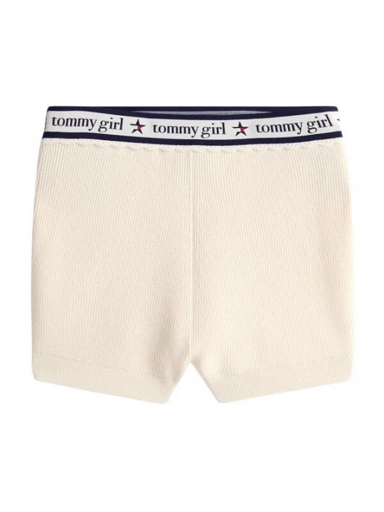 Foto van product Tommy Jeans Broek crème / navy / rood / wit