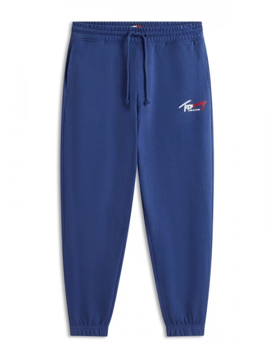Foto van product Tommy Jeans Broek 'Signature Logo Cuffed' navy