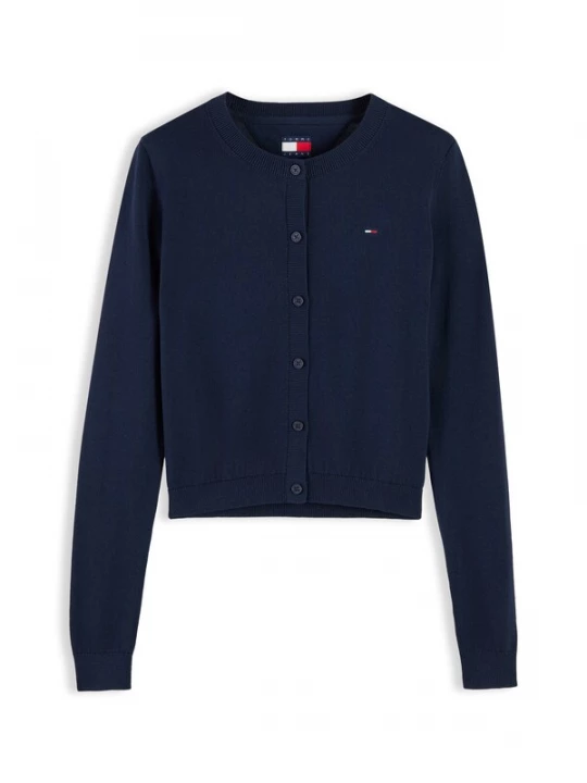 Foto van product Tommy Jeans Gebreid vest 'ESSENTIAL' donkerblauw