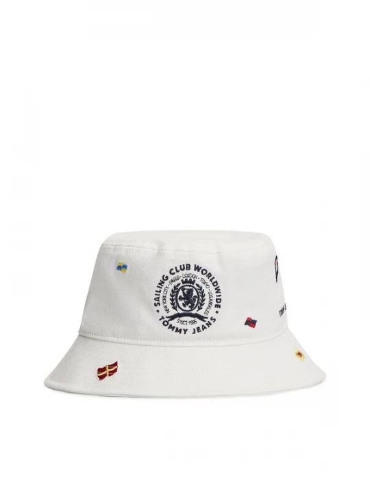 Foto van product Tommy Jeans Hoed zwart / wit