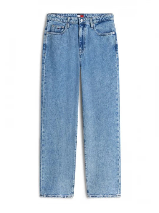Foto van product Tommy Jeans Jeans 'Mid Rise Slim Straight' blauw denim