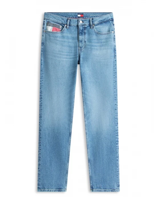 Foto van product Tommy Jeans Jeans 'RYAN' lichtblauw / rood / wit