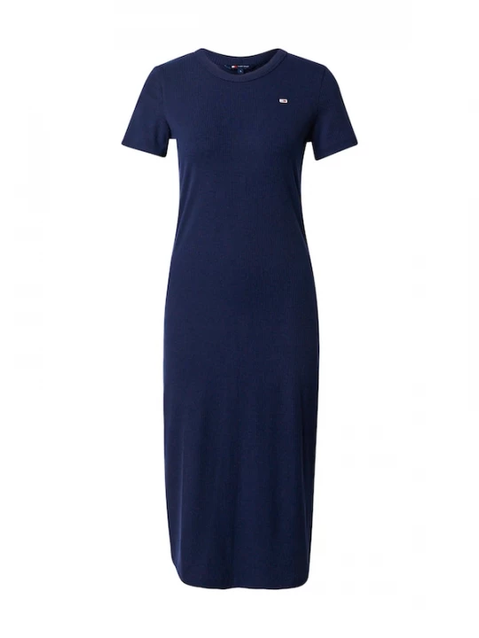 Foto van product Tommy Jeans Jurk donkerblauw / rood / wit