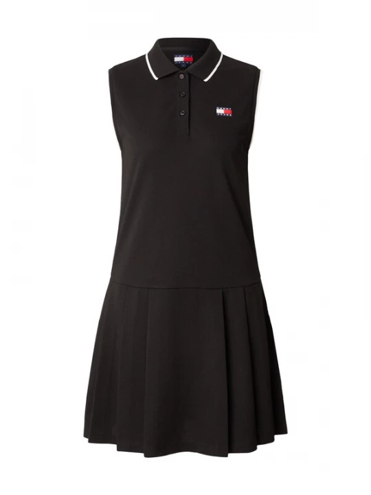 Foto van product Tommy Jeans Jurk zwart / wit