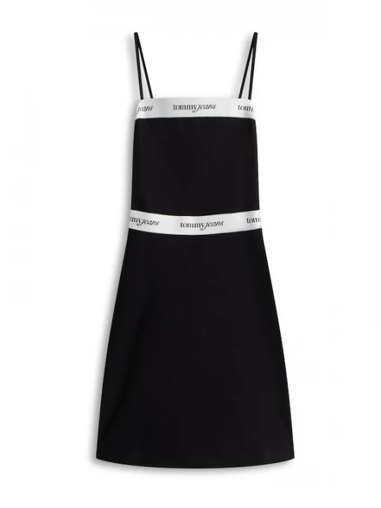 Foto van product Tommy Jeans Jurk zwart / wit