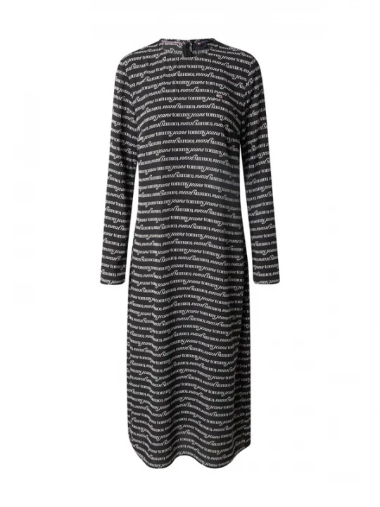 Foto van product Tommy Jeans Jurk zwart / wit