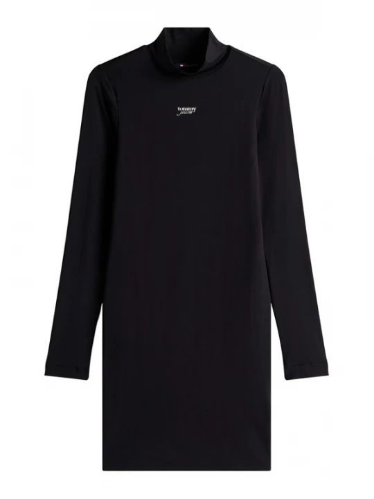 Foto van product Tommy Jeans Jurk zwart / zilver