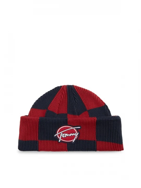 Foto van product Tommy Jeans Muts donkerblauw / rood