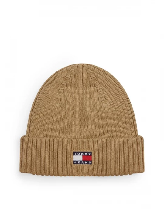 Foto van product Tommy Jeans Muts 'Heritage' camel / marine / rood / wit