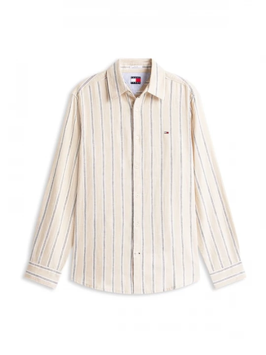 Foto van product Tommy Jeans Overhemd beige / blauw