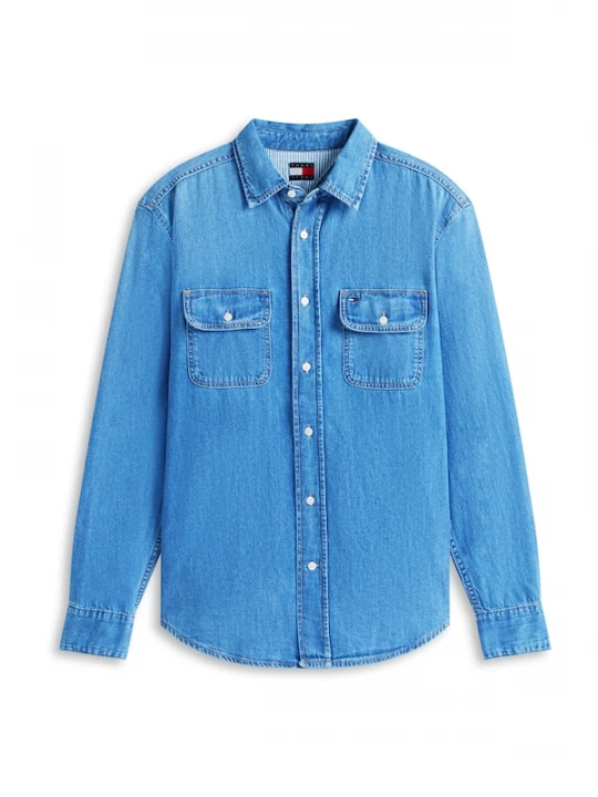 Foto van product Tommy Jeans Overhemd blauw denim