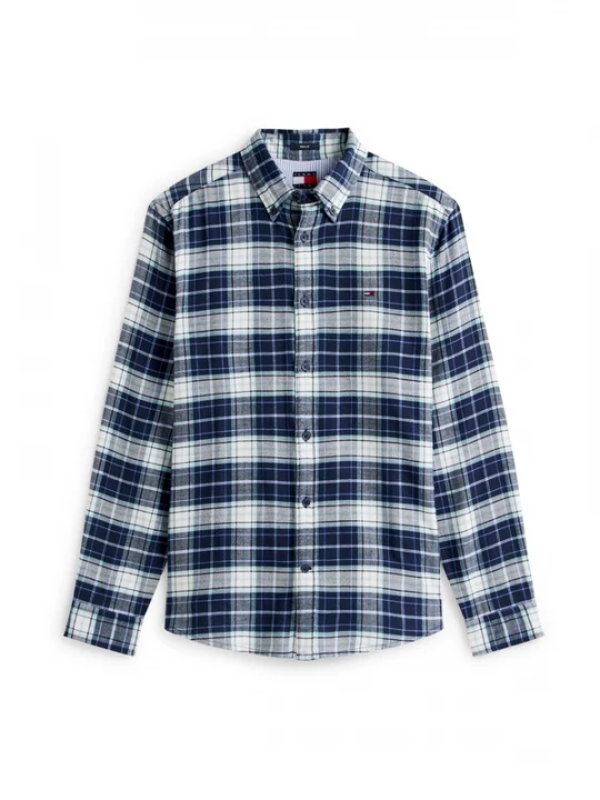 Foto van product Tommy Jeans Overhemd blauw / navy / mintgroen / wit