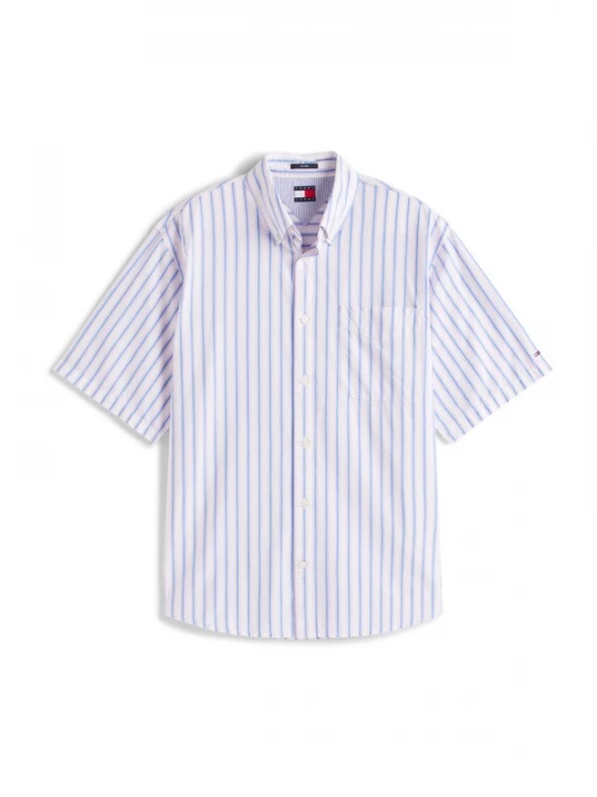 Foto van product Tommy Jeans Overhemd blauw / wit