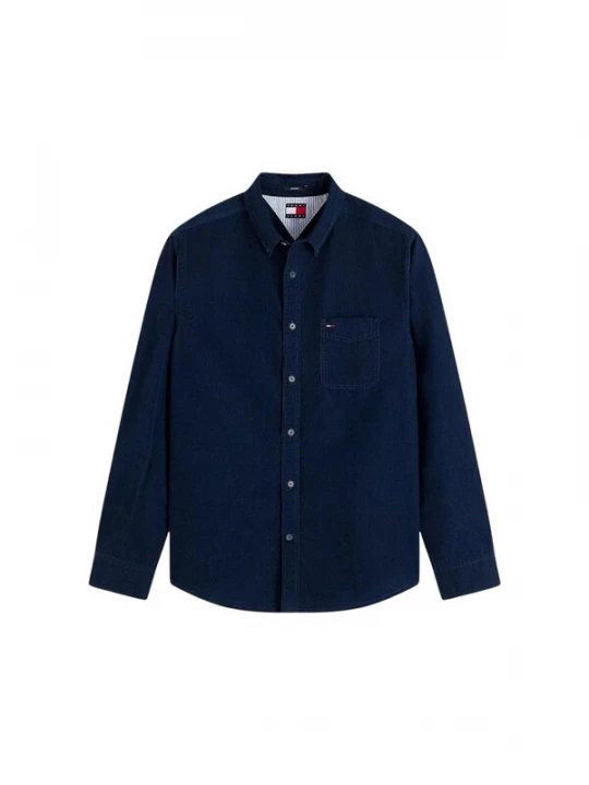 Foto van product Tommy Jeans Overhemd 'DM0DM23517' donkerblauw