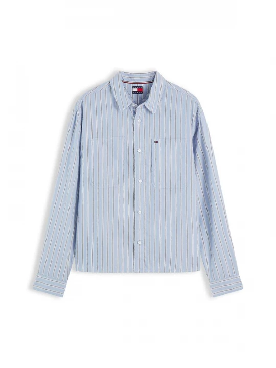 Foto van product Tommy Jeans Overhemd 'Dobby' hemelsblauw