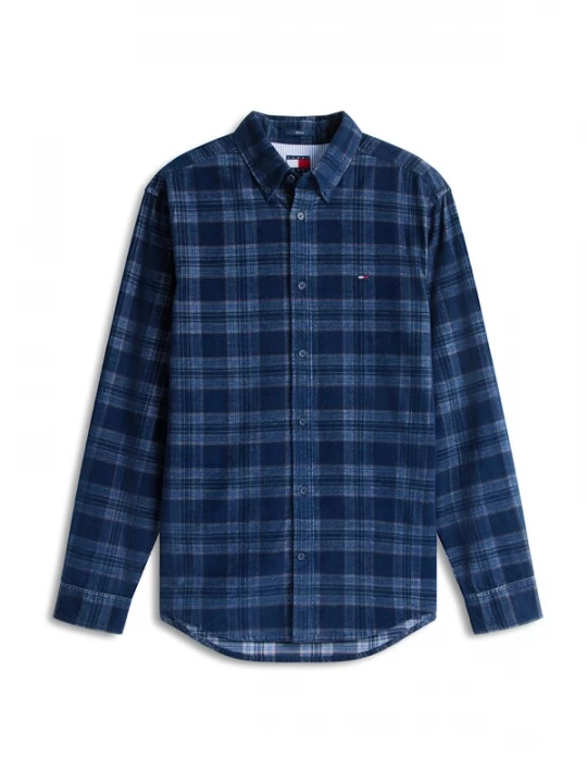 Foto van product Tommy Jeans Overhemd lichtblauw / donkerblauw / bordeaux